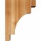 Ekena Millwork Mediterranean Rough Sawn Corbel, Western Red Cedar, 6"W x 12"D x 16"H COR06X12X16MED00RWR - alternate 4